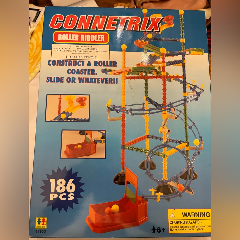 Connetrix Roller Riddler from Lillian Vernon‎ - Build a Roller Coaster